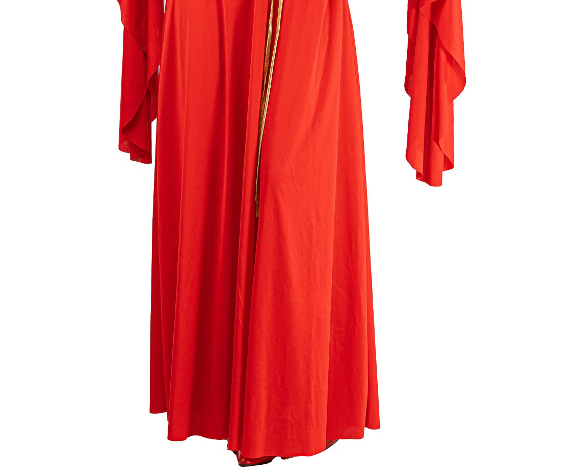 Costume for adult Red Princess (dress), size S